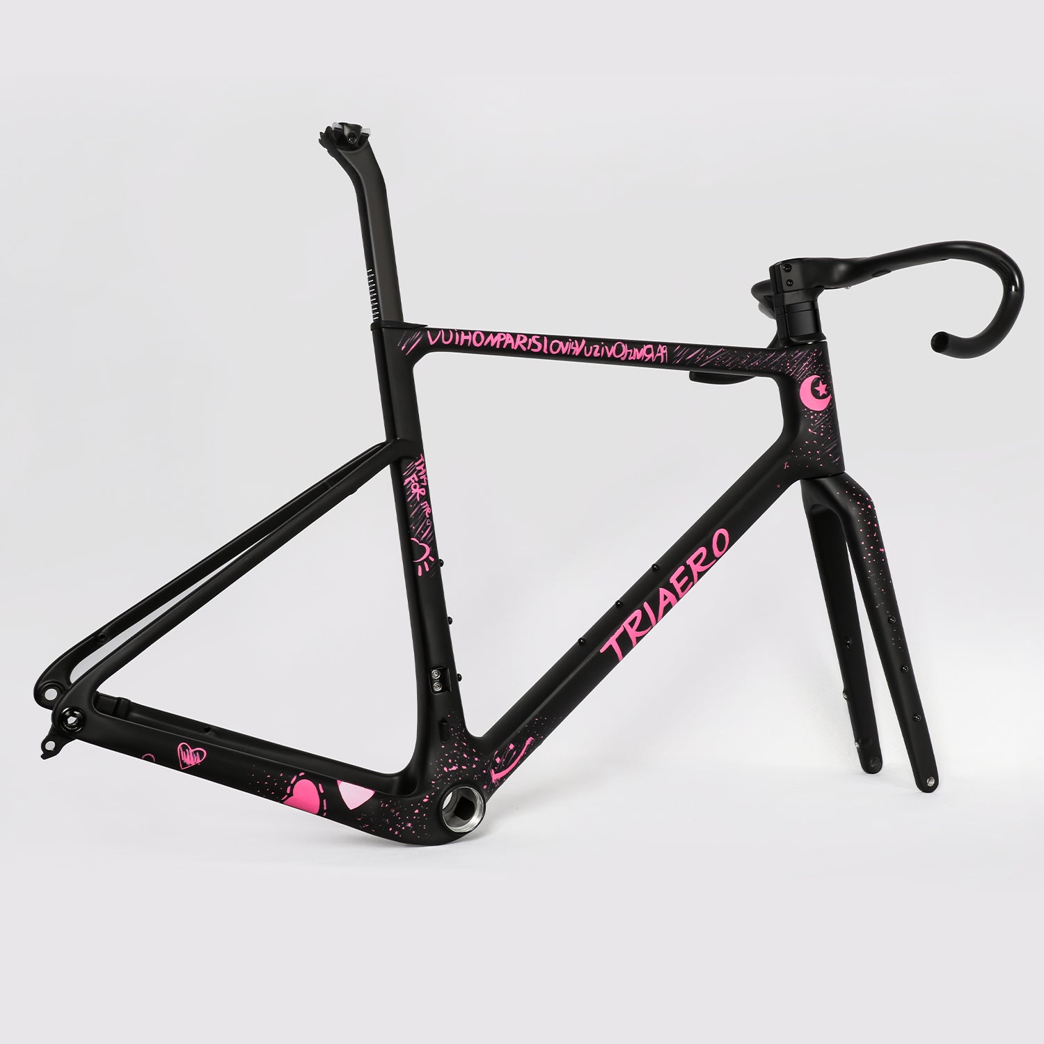 ICAN UCI Approval Gravel Bike Frame Graro With HBG01 